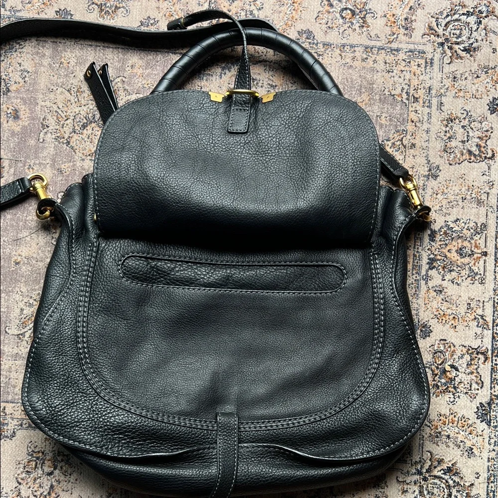 Black Chloe Marcie Bag Medium - Picture 3 of 15